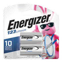 Load image into Gallery viewer, Energizer EL123APB2 123 Lithium Batteries (2 Pack), 3V Photo Batteries