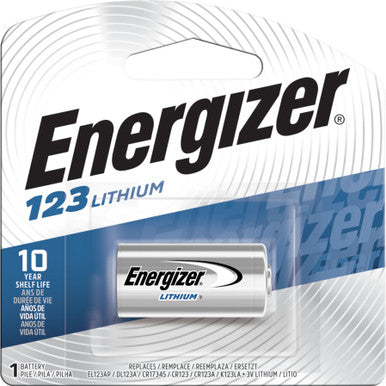 Energizer EL123APBP 123 Lithium Batteries (1 Pack), 3V Photo Batteries