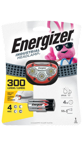 Energizer HDBIN32E Industrial 300 Lumens Headlamp