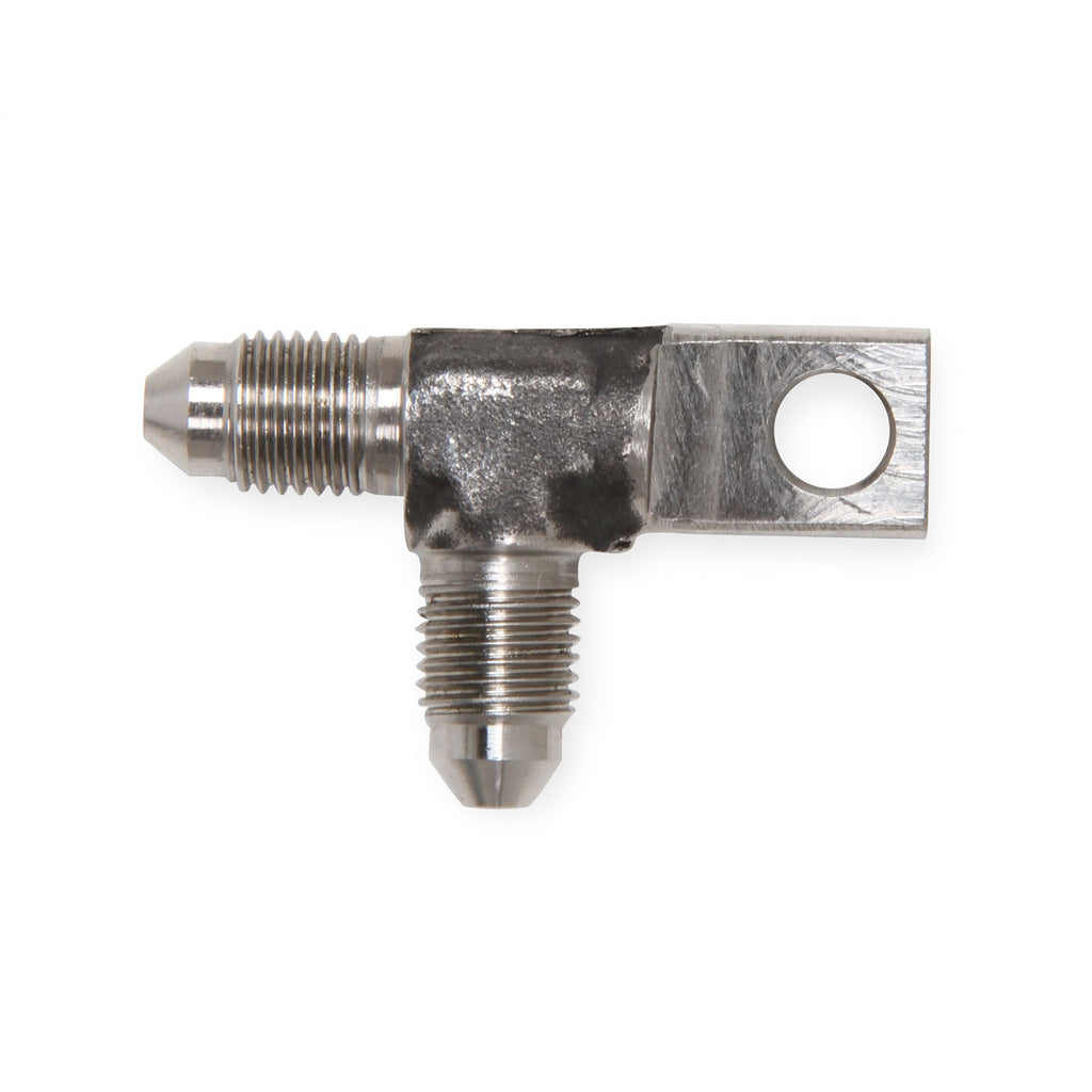 Earls--3-Male-To--3-Male-90-Degree-Frame-Saver-W-Bolt-On-Mount---Stainless-Steel