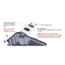 Load image into Gallery viewer, Earls-7.3L-Godzilla-Oil-Cooler-Adapter---Dual--8-An-Male