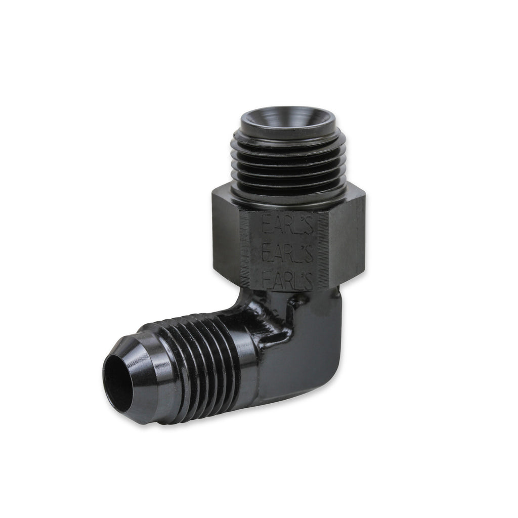 Earls-90-Degree--6-An-Male-To-58-18-Inverted-Flare-Male-Swivel