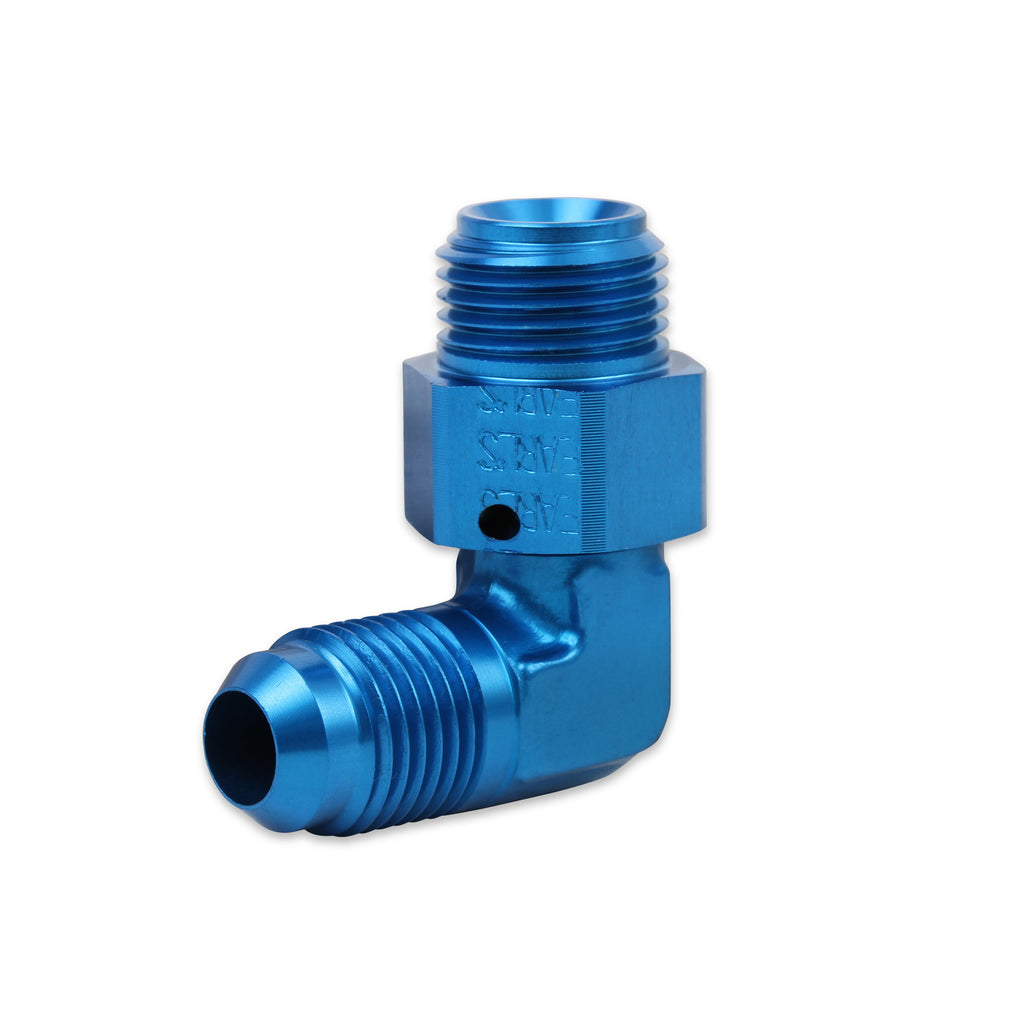 Earls-90-Degree--6-An-Male-To-58-18-Inverted-Flare-Male-Swivel