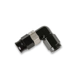 Earls AT609033ERL Earl's Adj. Low Profile 90 Degree Speed-Seal Hose End, -3 Hose Size, 3 Nut Size