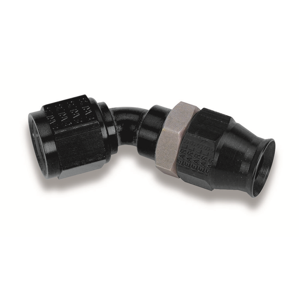 Earls-Adj.-Tube-45-Degree-Speed-Seal-Hose-End,--6-Hose-Size,-6-Nut-Size
