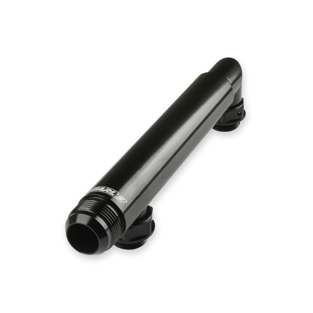 Earls-Adjustable-Coolant-Cross-Over-Tube--16-An-X-(2)--12-An-O-Ring-Port-Swivels