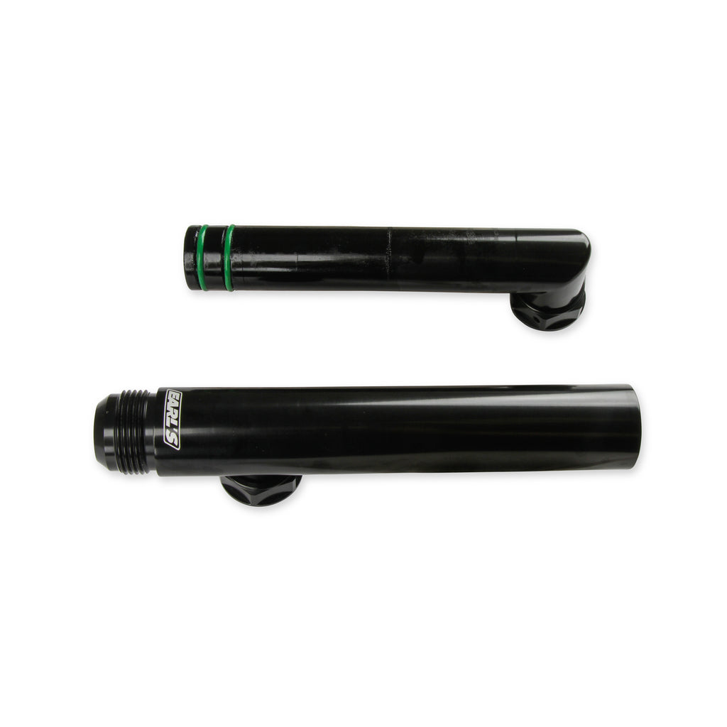 Earls-Adjustable-Coolant-Cross-Over-Tube--16-An-X-(2)--12-An-O-Ring-Port-Swivels