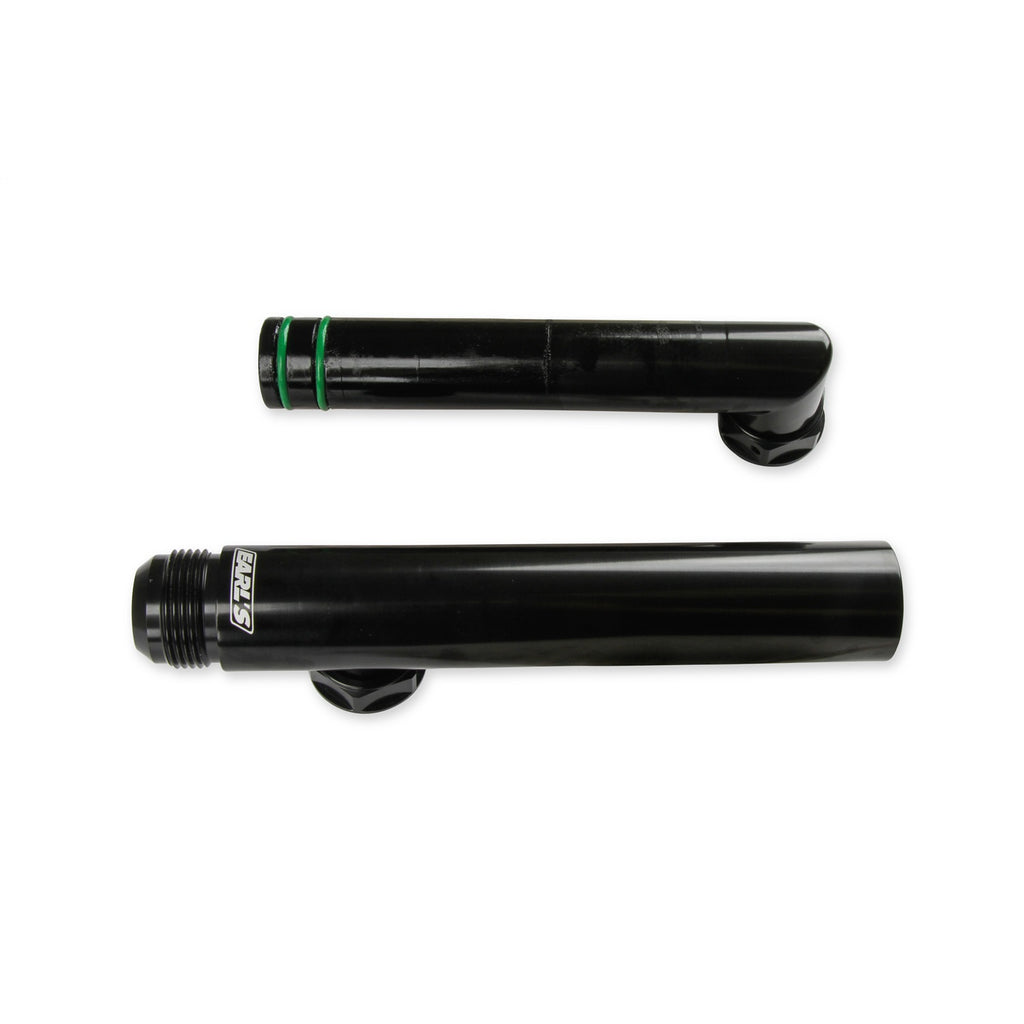 Earls-Adjustable-Coolant-Cross-Over-Tube--16-An-X-(2)--12-An-O-Ring-Port-Swivels