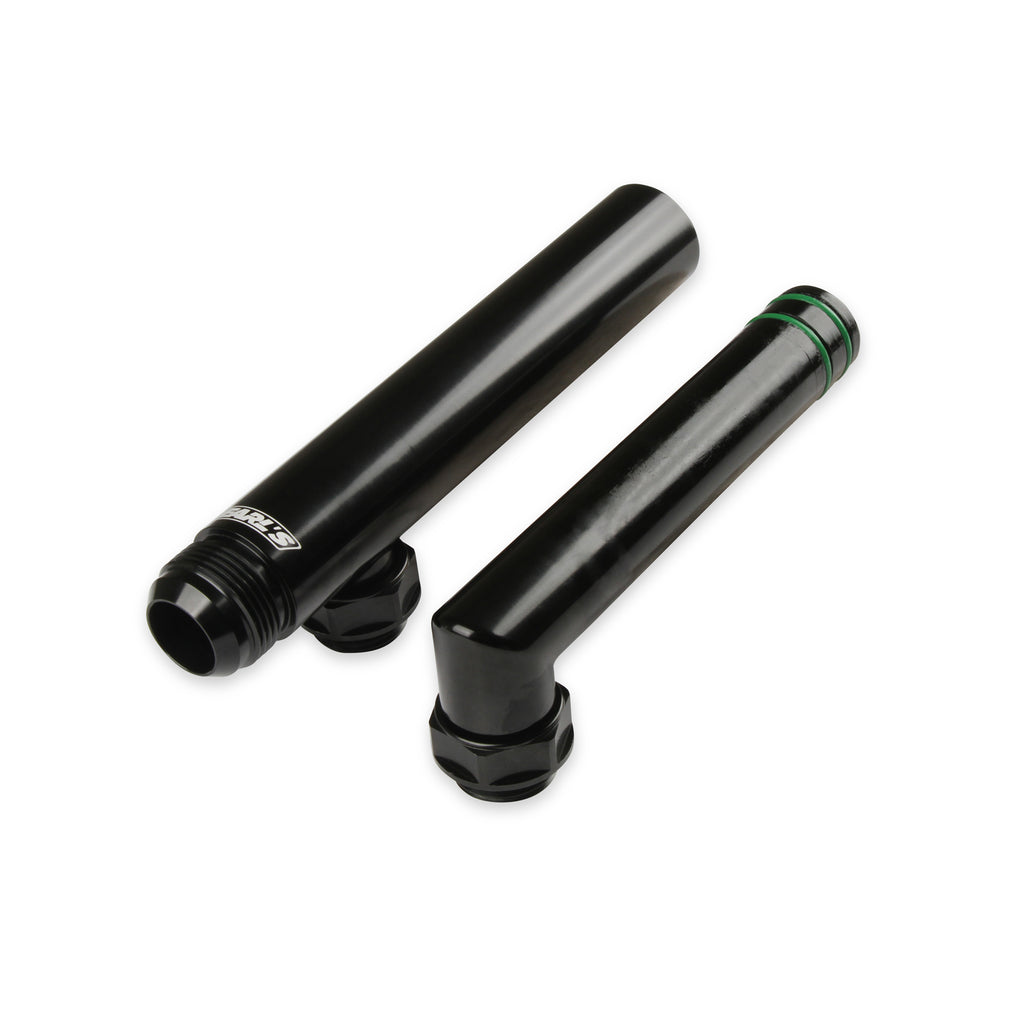 Earls-Adjustable-Coolant-Cross-Over-Tube--16-An-X-(2)--12-An-O-Ring-Port-Swivels
