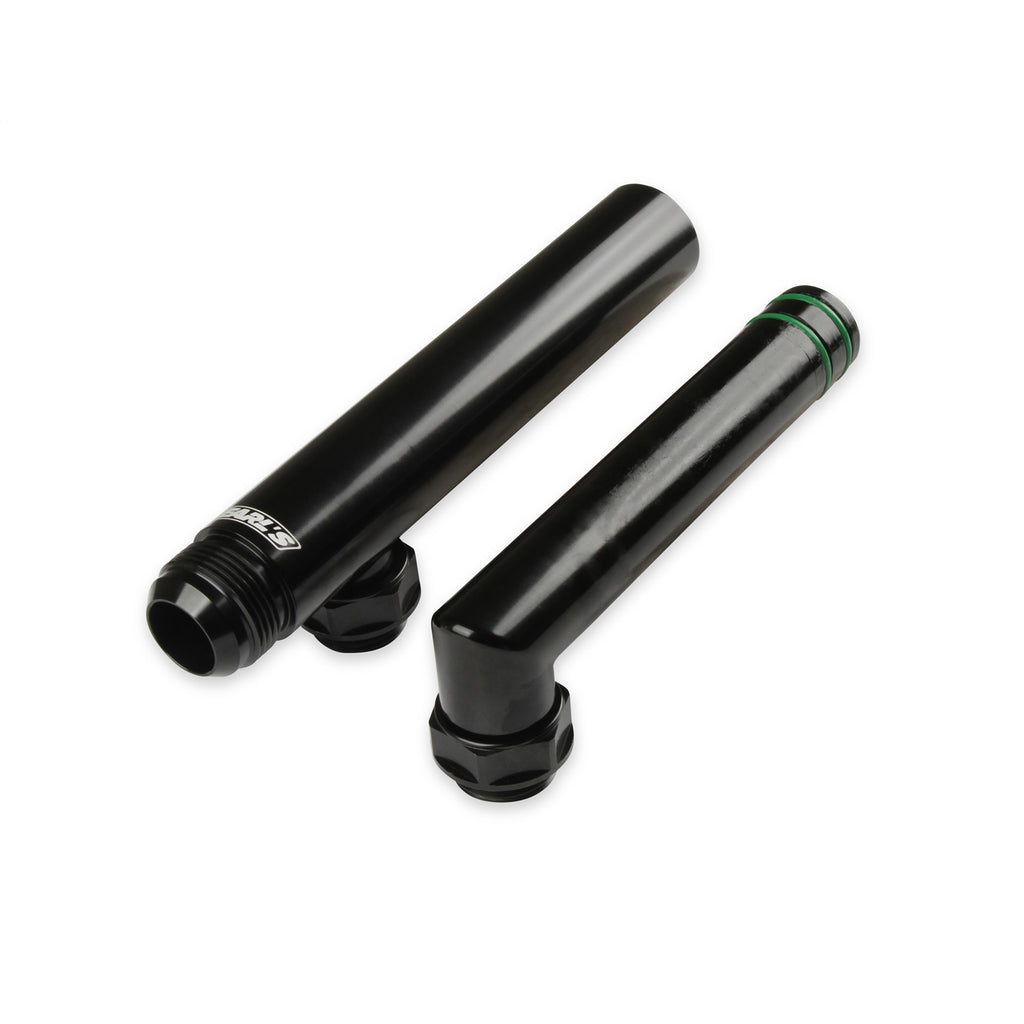 Earls-Adjustable-Coolant-Cross-Over-Tube--16-An-X-(2)--12-An-O-Ring-Port-Swivels