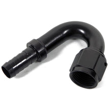 Load image into Gallery viewer, Earls-Auto-Crimp-Hose-End---150-Degree---Size--10---Black