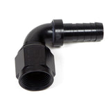 Earls AT709108ERL Earl's Auto-Crimp Hose End - 90 Degree - Size -8 - Black