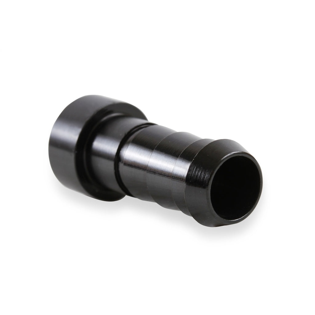Earls-Auto-Crimp-Hose-End---Straight---Size--6---Black