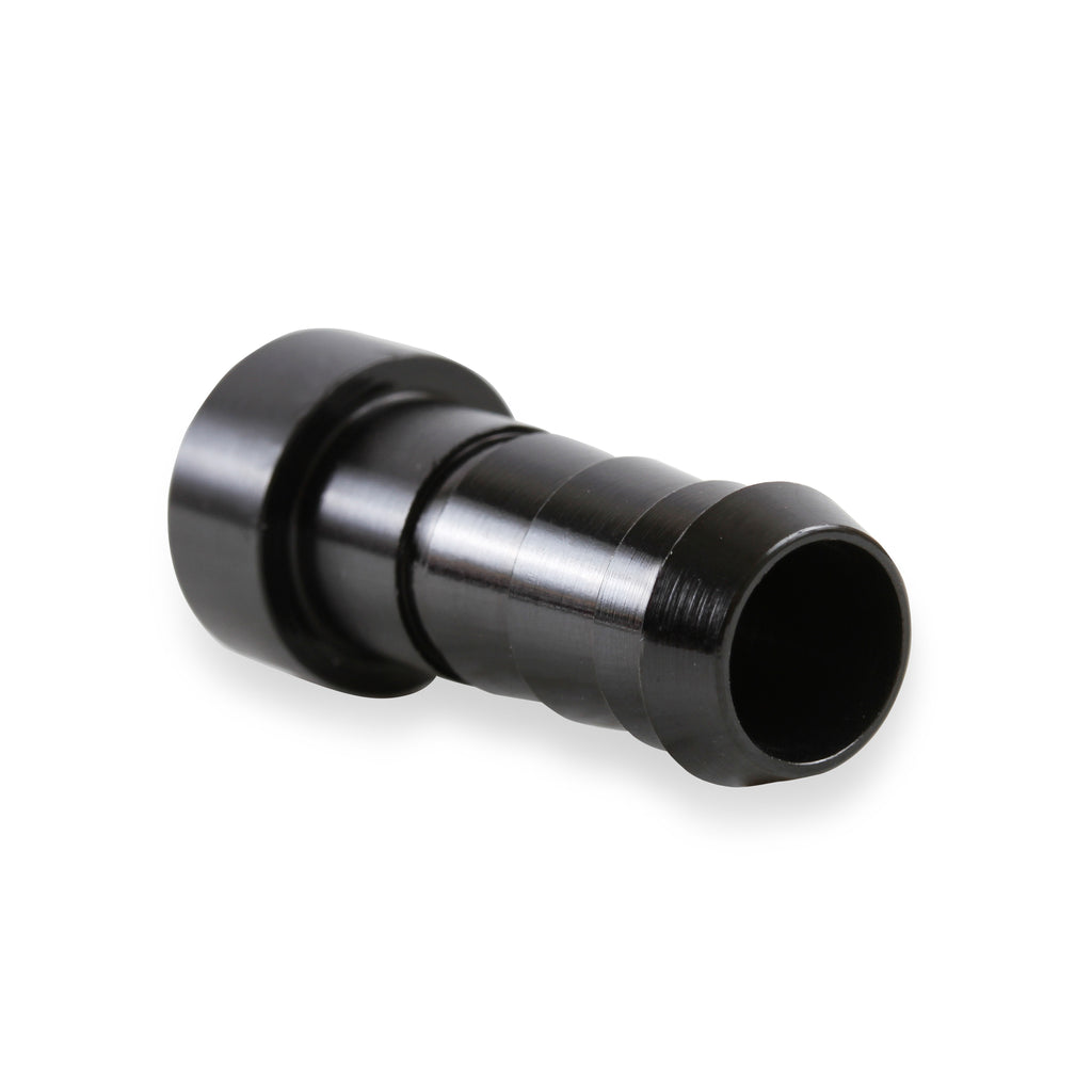 Earls-Auto-Crimp-Hose-End---Straight---Size--6---Black