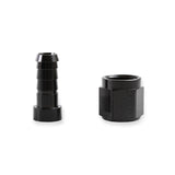 Earls AT700106ERL Earl's Auto-Crimp Hose End - Straight - Size -6 - Black