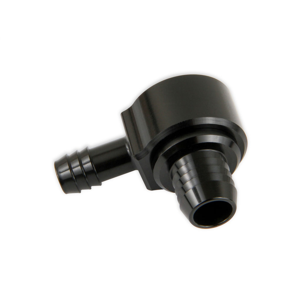 Earls-Brake-Booster-Check-Valve---Billet-Aluminum---90-Degree