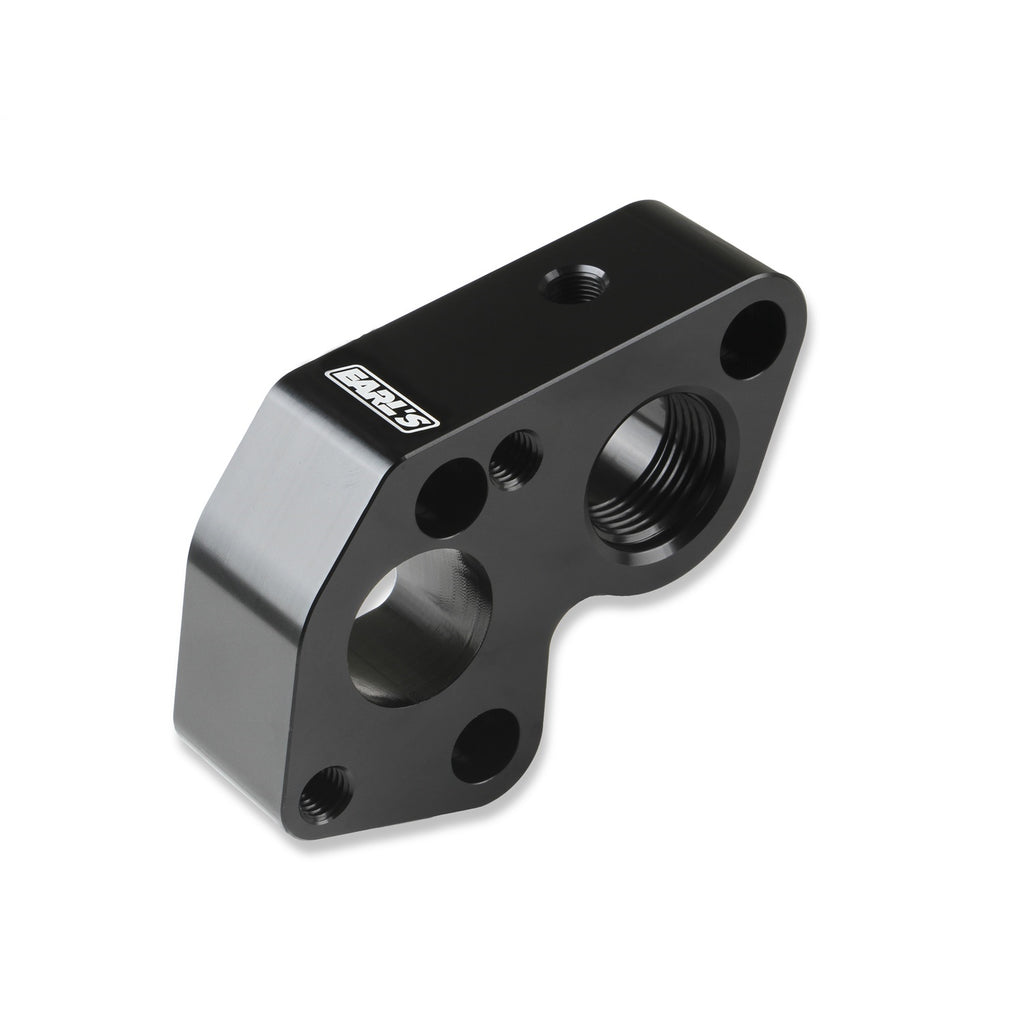 Earls-Electric-Water-Pump-Block-Adapters---Pair---Fits-Gm-Ls-Engines