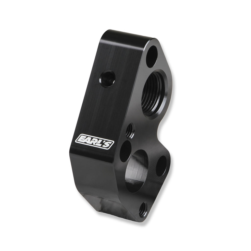 Earls-Electric-Water-Pump-Block-Adapters---Pair---Fits-Gm-Ls-Engines