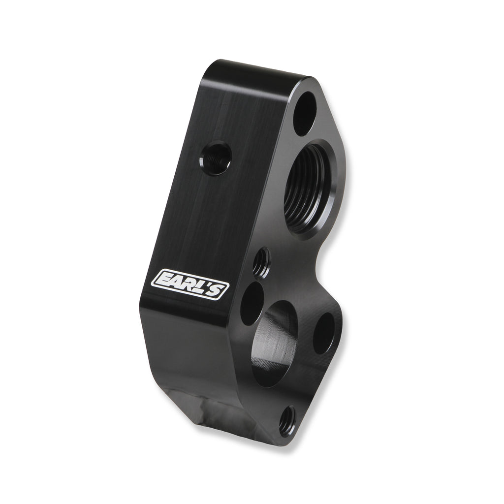 Earls-Electric-Water-Pump-Block-Adapters---Pair---Fits-Gm-Ls-Engines