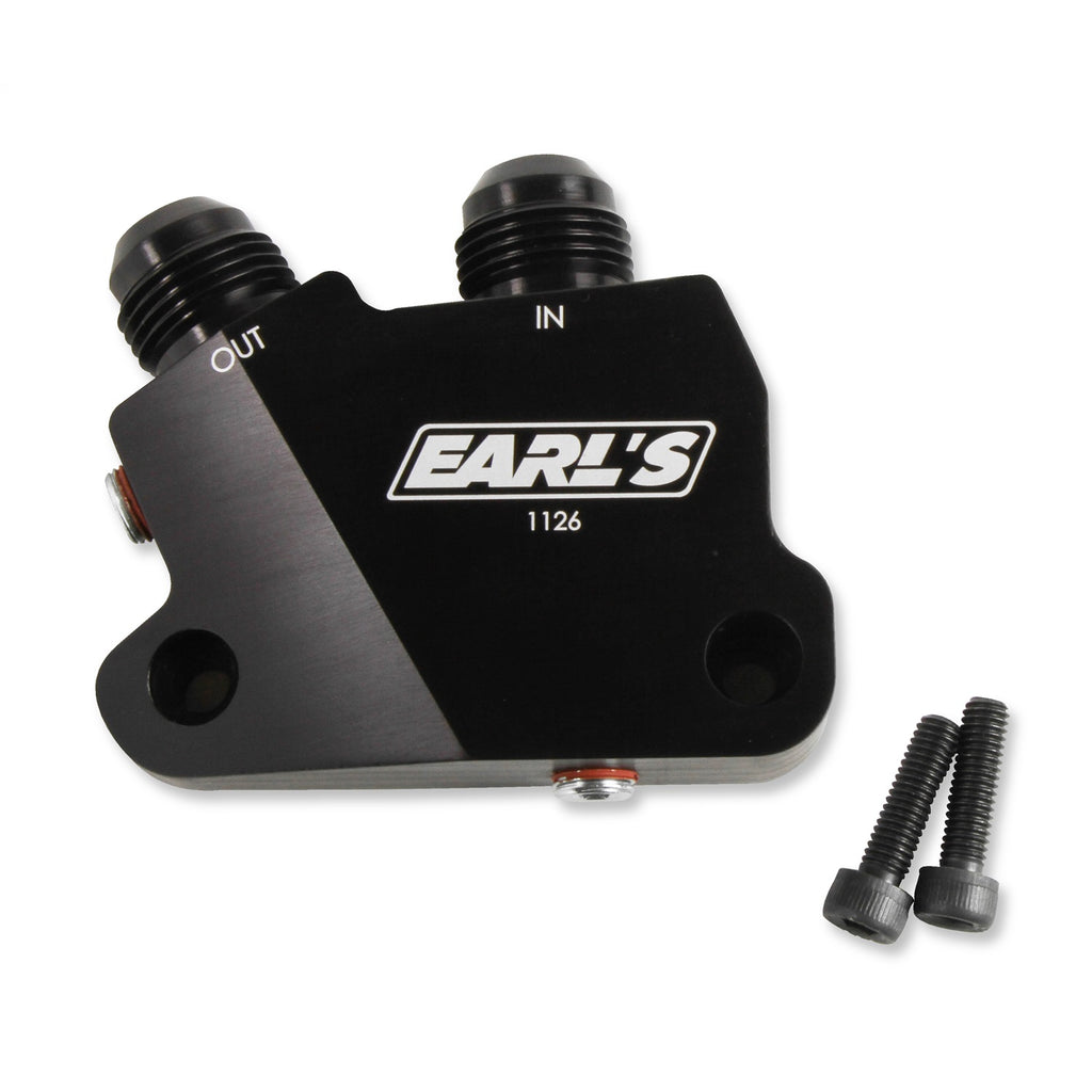 Earls-Gen-V-Lt-Side-Mount-Oil-Cooler-Adapter