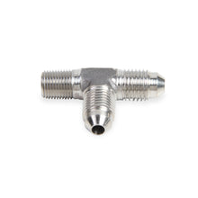 Load image into Gallery viewer, Earls-Male-An--3-Tee-To-18-Npt-On-Run---Stainless-Steel