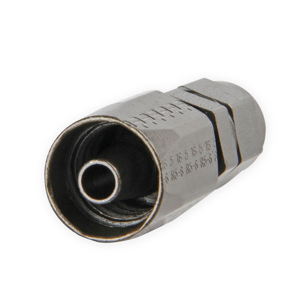 Earls-Power-Steering-Hose-End-Black-Chromate
