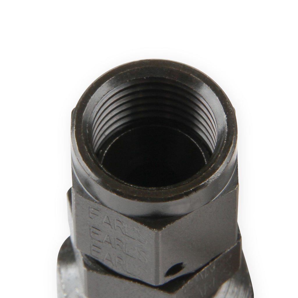 Earls-Power-Steering-Hose-End-Black-Chromate