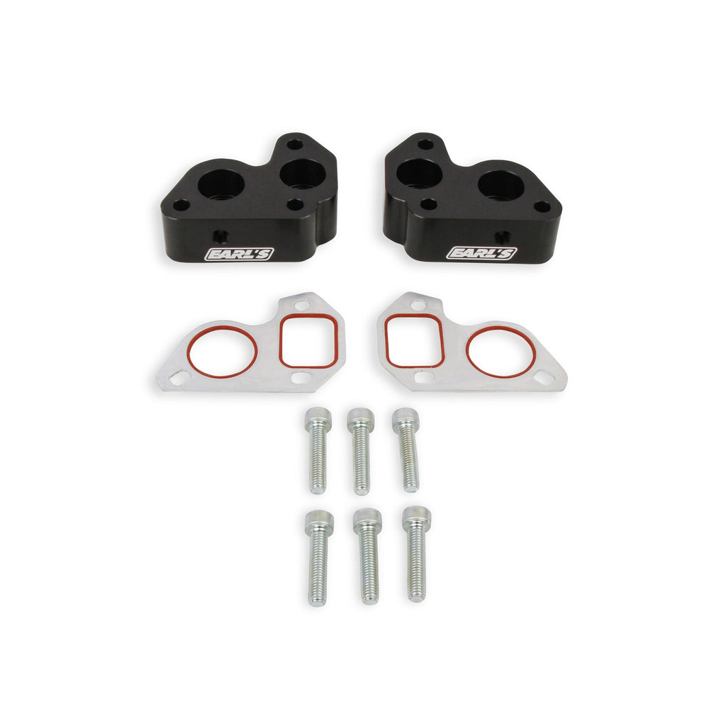 Earls-Remote-Mount-Electric-Water-Pump-Block-Adapters