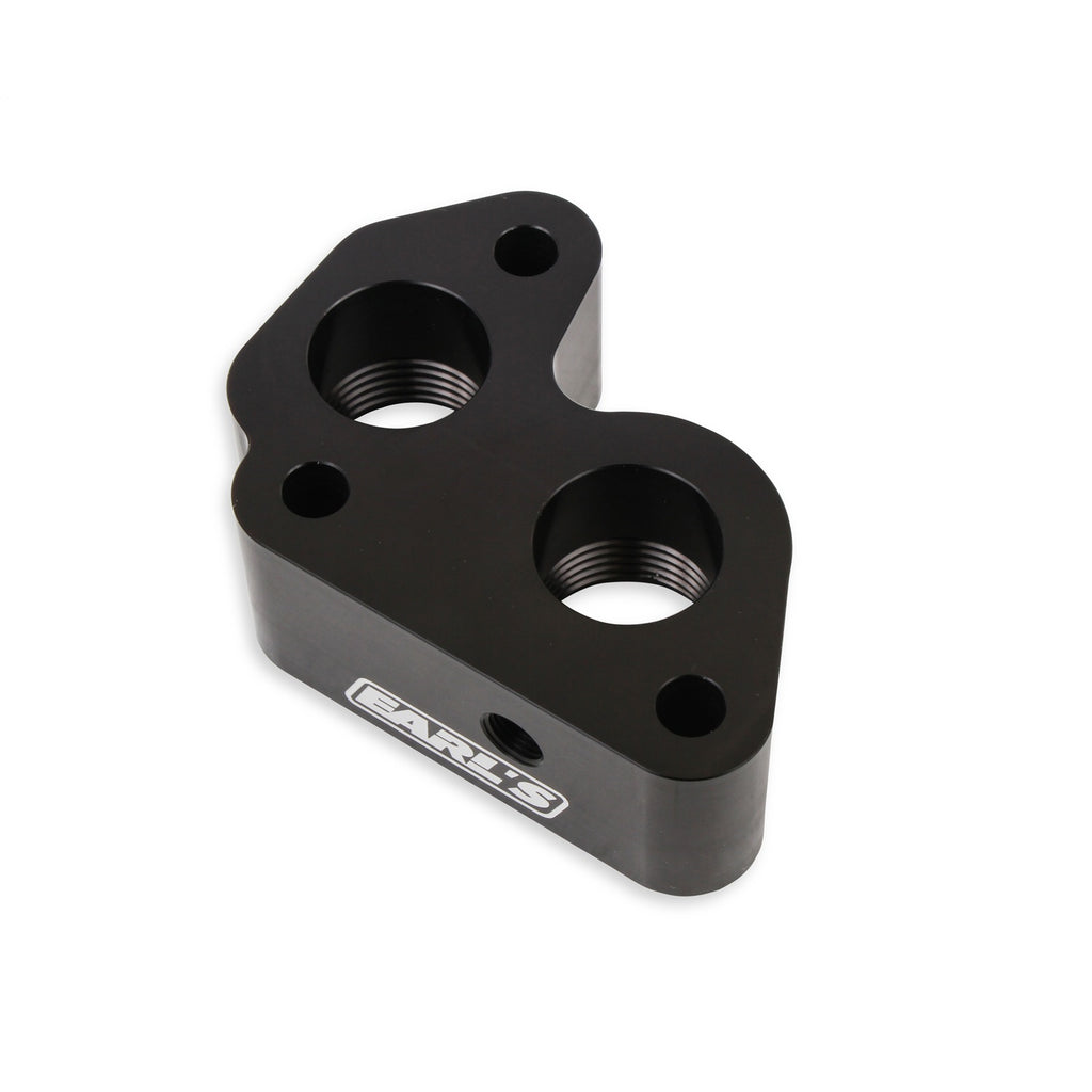 Earls-Remote-Mount-Electric-Water-Pump-Block-Adapters
