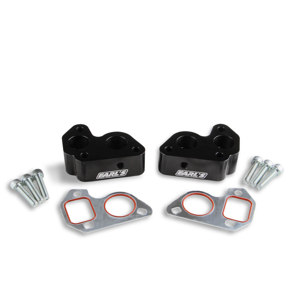 Earls-Remote-Mount-Electric-Water-Pump-Block-Adapters