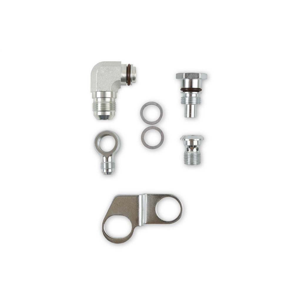 Earls-Remote-Reservoir-Adapter-Kit-For-Saginaw-Type-Ii-Power-Steering-Pumps-With--10-An-Inlet---6-An-Outlet-Banjo