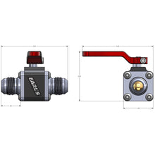 Load image into Gallery viewer, Earls-Ultrapro-Ball-Valve--10-An-Male-To-Male