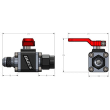 Load image into Gallery viewer, Earls-Ultrapro-Ball-Valve--6-An-Male-To-Female