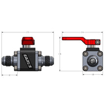 Load image into Gallery viewer, Earls-Ultrapro-Ball-Valve--6-An-Male-To-Male