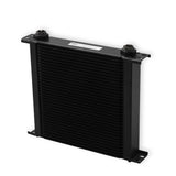 Earls 434ERL Earl's UltraPro Oil Cooler - Black - 34 Rows - Wide Cooler - 10 O-Ring Boss Female Ports