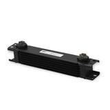 Earls 407ERL Earl's UltraPro Oil Cooler - Black - 7 Rows - Wide Cooler - 10 O-Ring Boss Female Ports