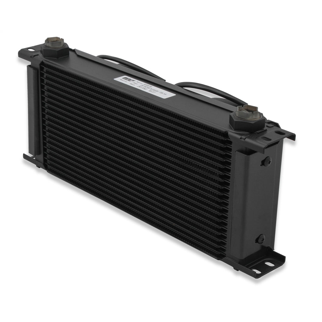 Earls-Ultrapro-Oil-Cooler-W-Dual-Fan-Pack---Black---20-Rows---Extra-Wide-Cooler---10-O-Ring-Boss-Female-Ports