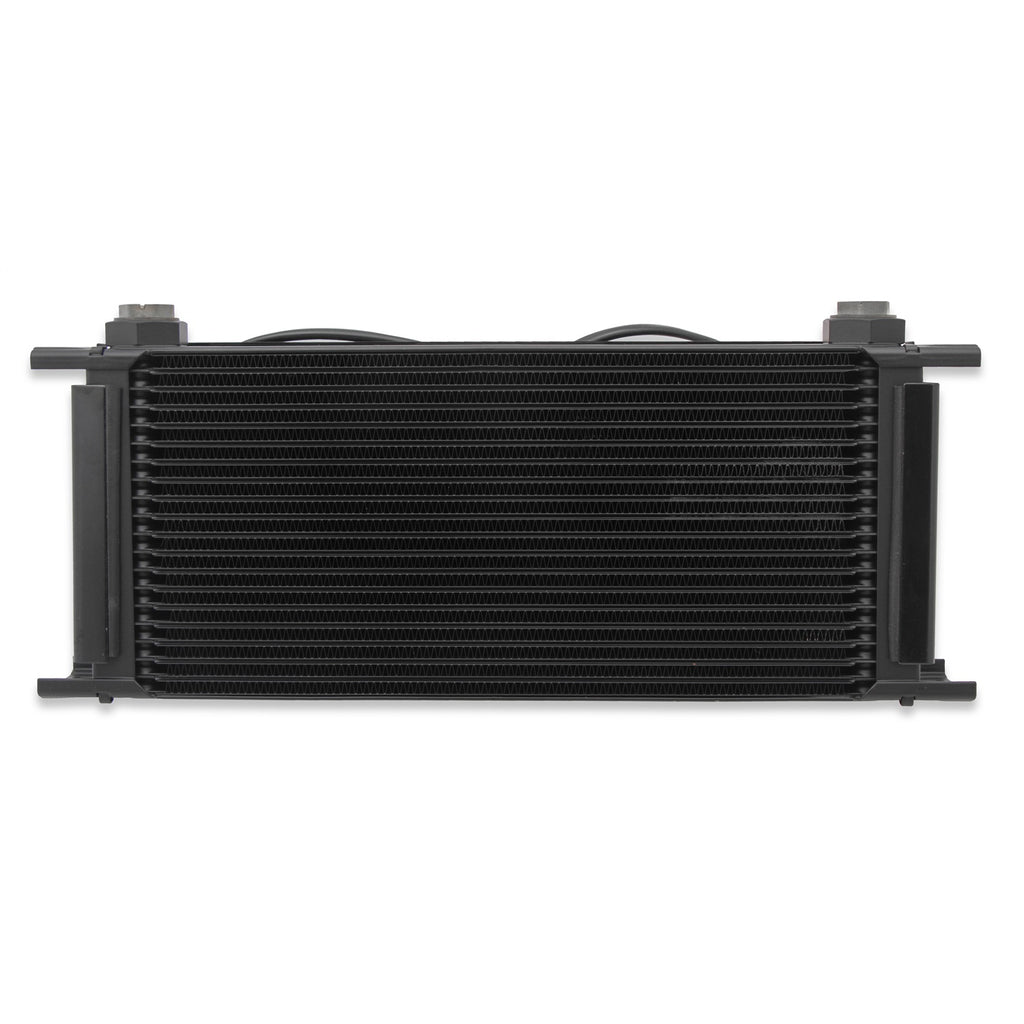 Earls-Ultrapro-Oil-Cooler-W-Dual-Fan-Pack---Black---20-Rows---Extra-Wide-Cooler---10-O-Ring-Boss-Female-Ports