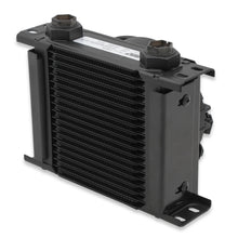 Load image into Gallery viewer, Earls-Ultrapro-Oil-Cooler-W-Fan-Pack---Black---19-Rows---Narrow-Cooler---10-O-Ring-Boss-Female-Ports