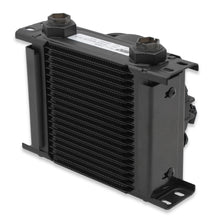 Load image into Gallery viewer, Earls-Ultrapro-Oil-Cooler-W-Fan-Pack---Black---19-Rows---Narrow-Cooler---10-O-Ring-Boss-Female-Ports