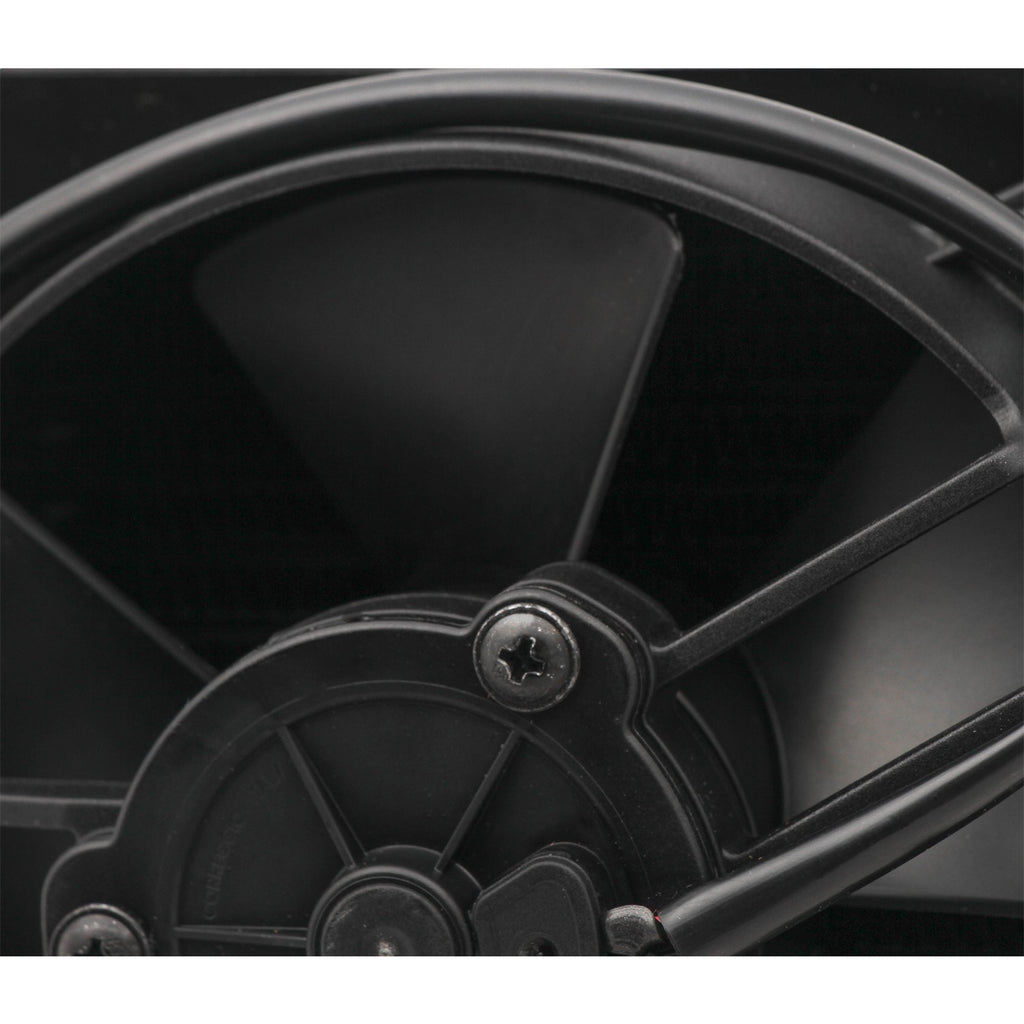 Earls-Ultrapro-Oil-Cooler-W-Fan-Pack---Black---19-Rows---Narrow-Cooler---10-O-Ring-Boss-Female-Ports