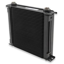 Load image into Gallery viewer, Earls-Ultrapro-Oil-Cooler-W-Fan-Pack---Black---34-Rows---Wide-Cooler---10-O-Ring-Boss-Female-Ports