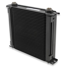 Load image into Gallery viewer, Earls-Ultrapro-Oil-Cooler-W-Fan-Pack---Black---34-Rows---Wide-Cooler---10-O-Ring-Boss-Female-Ports