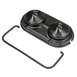 Trans-Dapt 7188 EARLY GM ('67-80) STEEL BRAKE CYLINDER COVER; 2-3/8 X 5 IN.; SINGLE BAIL- BLACK