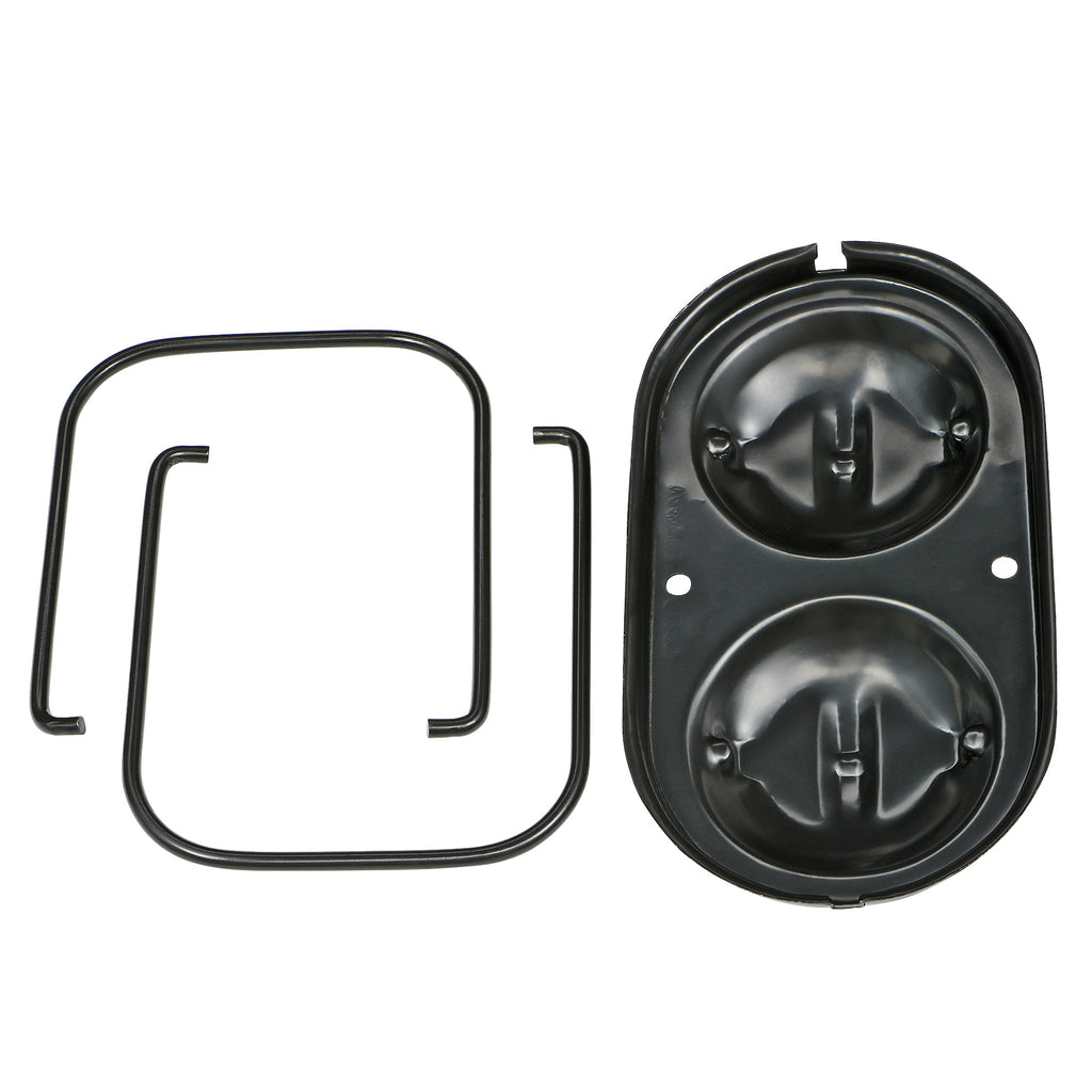 Early-Gm-(67-80)-Steel-Brake-Cylinder-Cover;-3-X-5-34-In.;-Double-Bail--Black