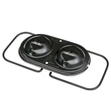 Trans-Dapt 7342 EARLY GM ('67-80) STEEL BRAKE CYLINDER COVER; 3 X 5-3/4 IN.; DOUBLE BAIL- BLACK