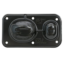 Load image into Gallery viewer, Early-Gm-(67-80)-Steel-Brake-Cylinder-Cover;-3-X-5-58-In.;-Single-Bail--Black