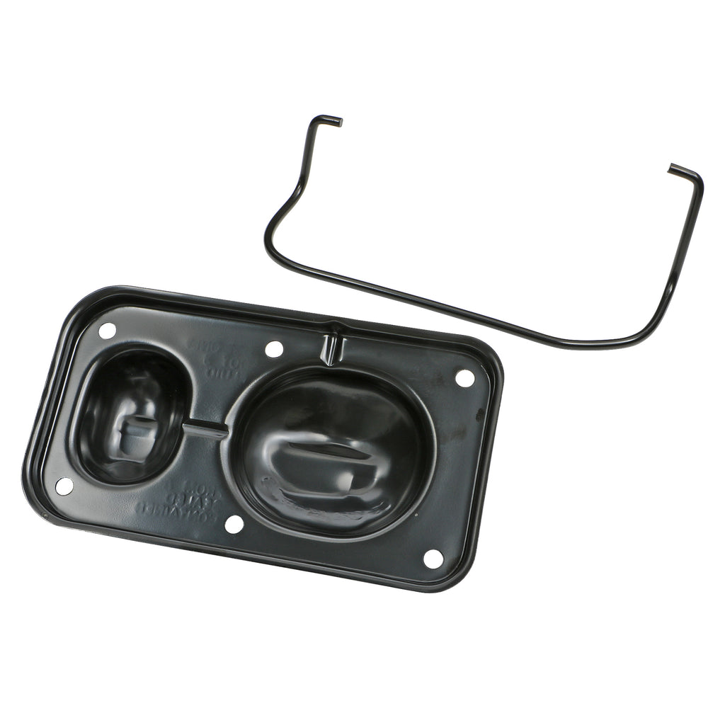 Early-Gm-(67-80)-Steel-Brake-Cylinder-Cover;-3-X-5-58-In.;-Single-Bail--Black