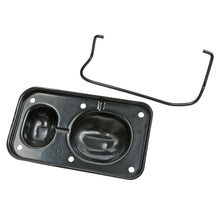 Load image into Gallery viewer, Early-Gm-(67-80)-Steel-Brake-Cylinder-Cover;-3-X-5-58-In.;-Single-Bail--Black