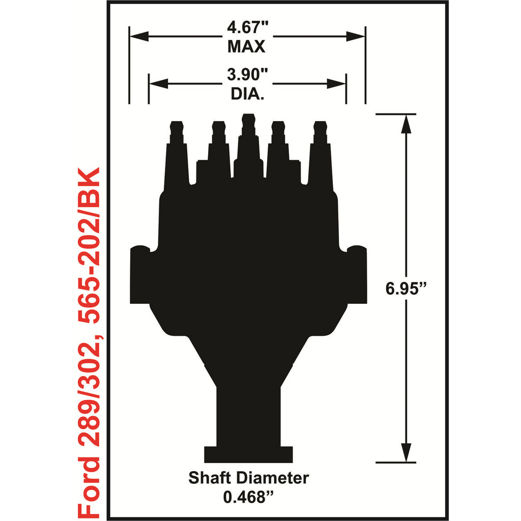 Efi-Dual-Sync-Ford-302-Distributor
